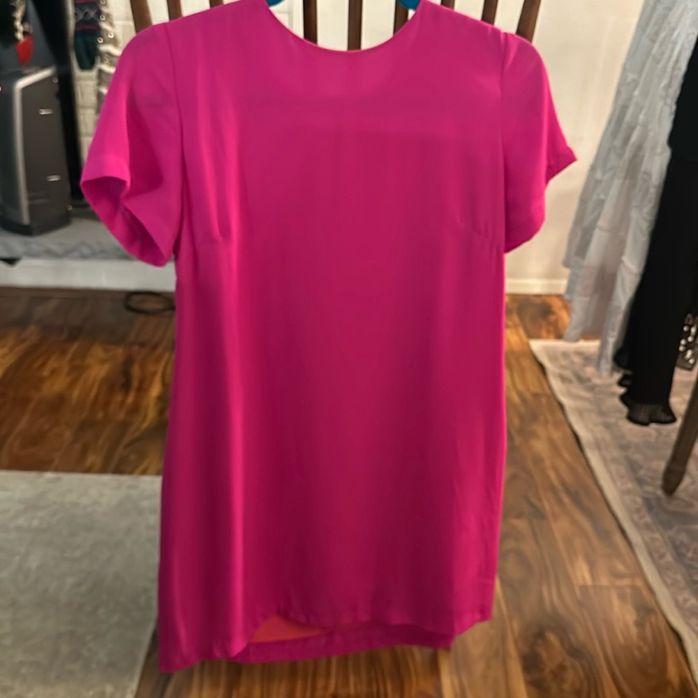 Hot pink dress